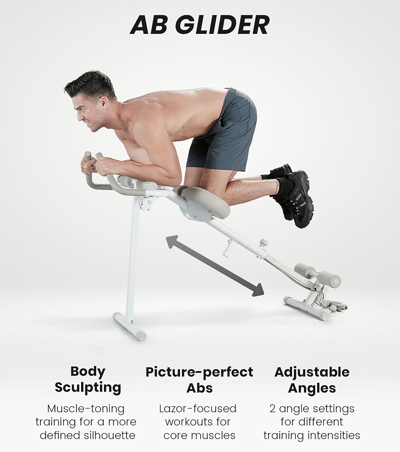WONDER CORE Equipo de entrenamiento Pro Max Gimnasio en casa, equipo de ejercicio 4 en 1 máquina de remo, máquina de prensa de piernas, máquina