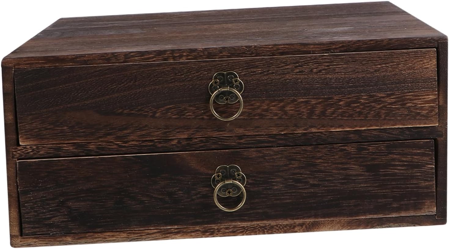 STOBOK 1 cajón de mesa de madera maciza, organizador de tesoros, organizador de escritorio, gabinete de almacenamiento de escritorio de madera,