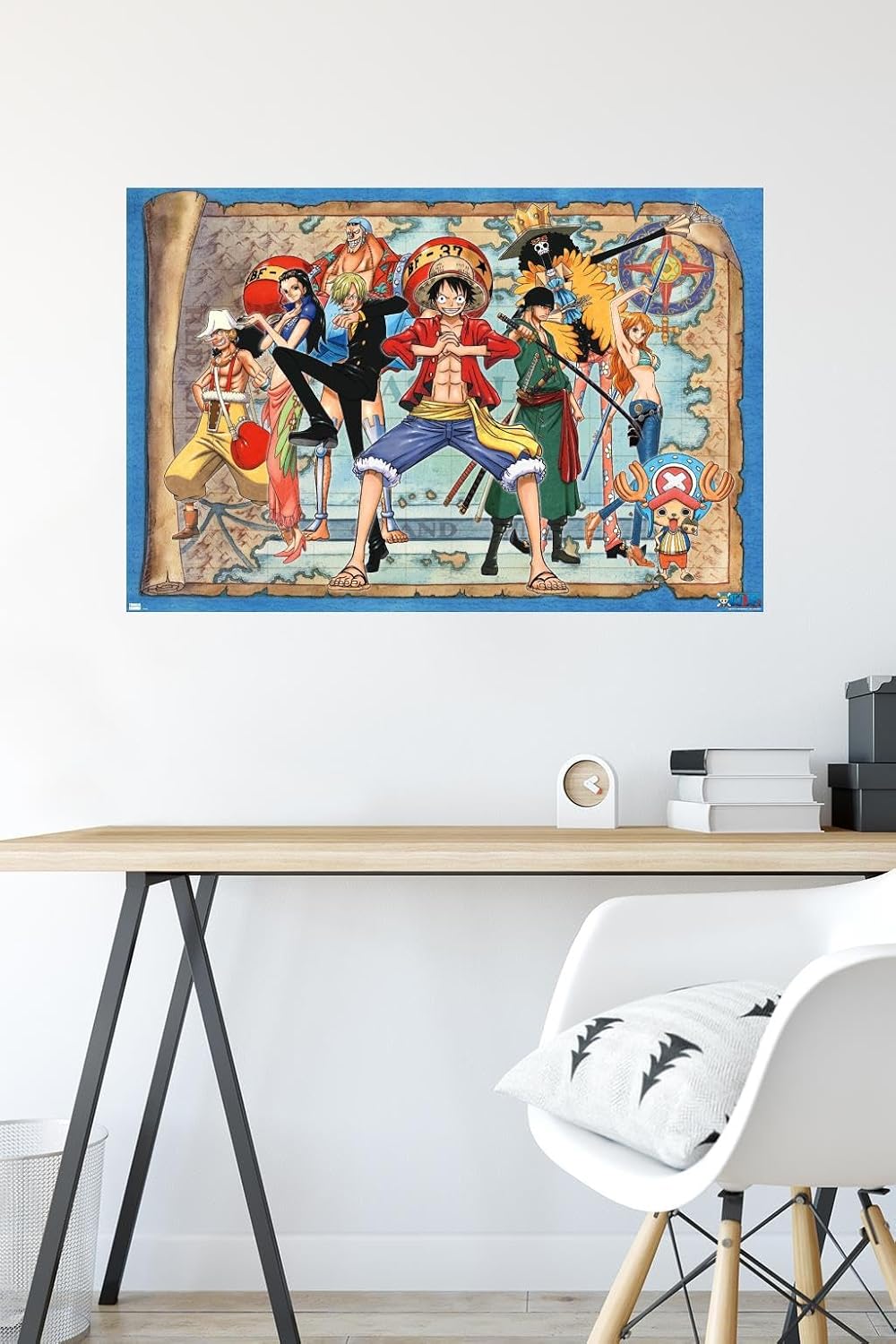 Trends International Póster de pared de mapa de grupo de una pieza