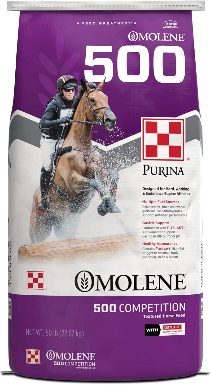 Purina Animal Nutrition Omolene 500 Competition 50lb Texturizado 50