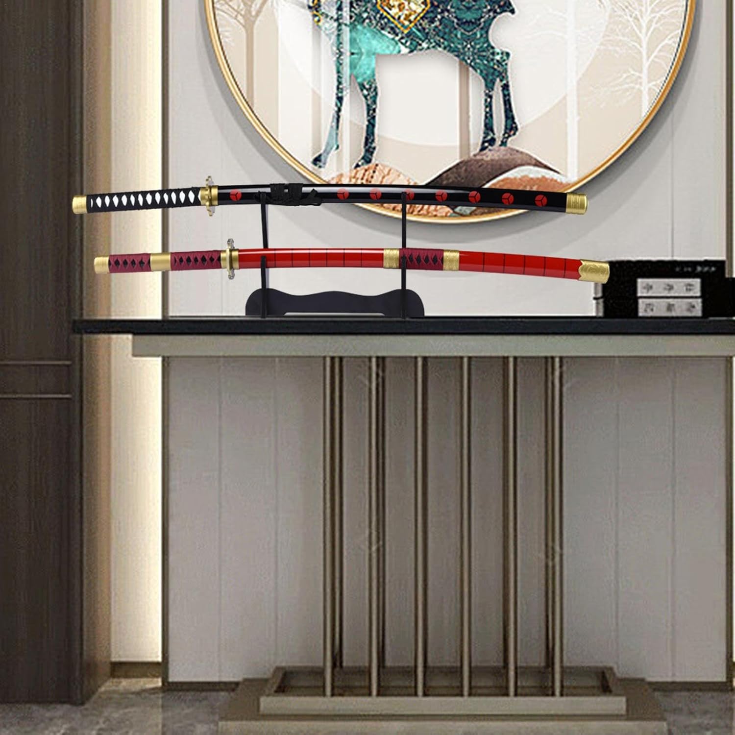 Expositor de cuchillos  Soporte para cuchillos  Soporte para cuchillos, ajustable de alta calidad y montado en la pared, soporte largo para