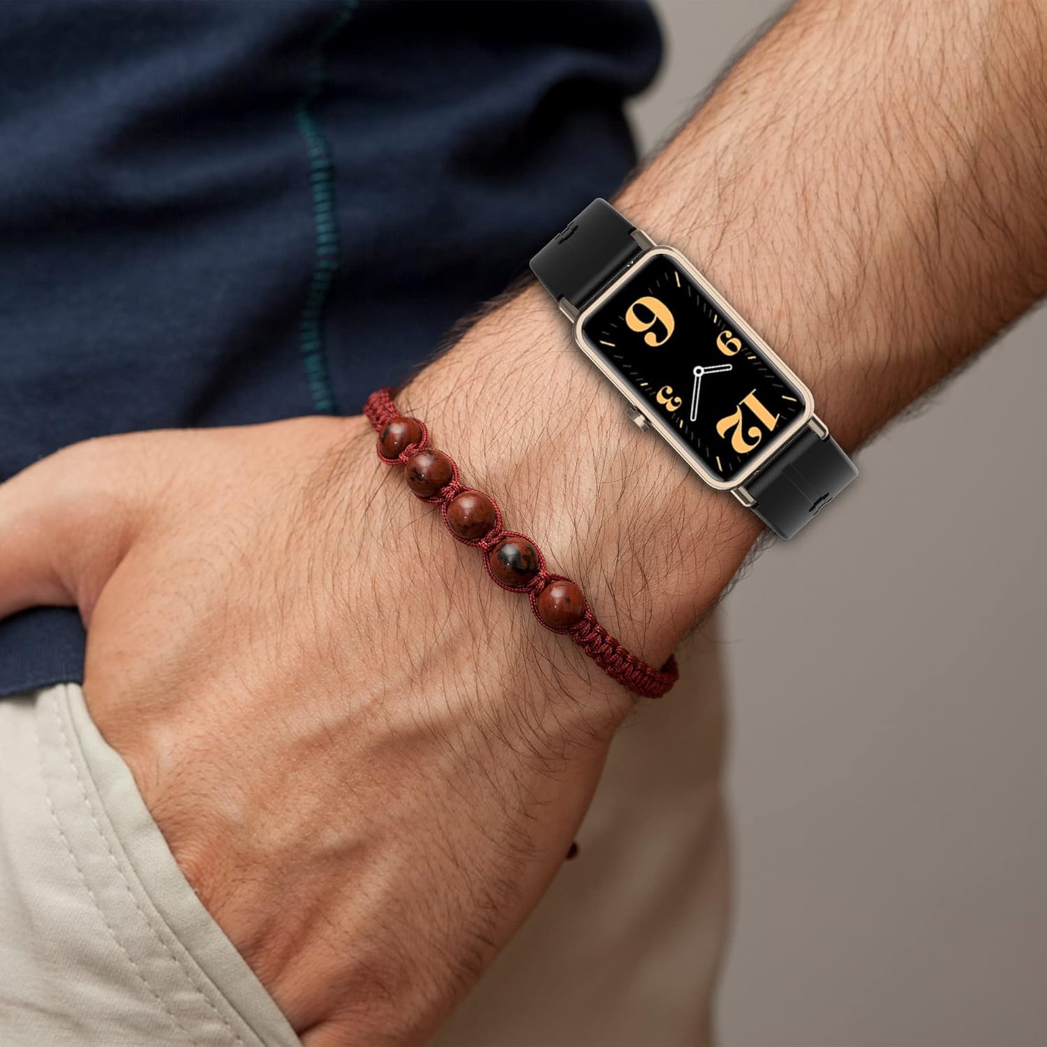 FitTurn Correa de reloj compatible con Huawei Watch Fit Mini, correa deportiva de silicona ajustable de repuesto para Huawei Watch Fit Mini Smart
