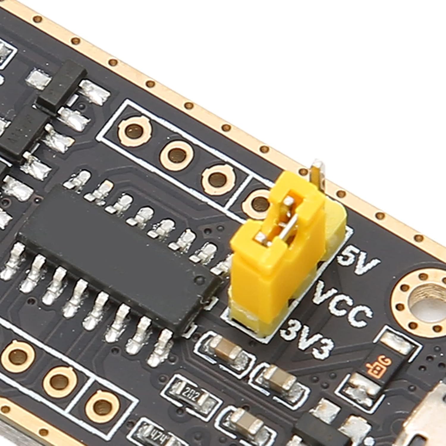Zopsc Cable convertidor adaptador USB a UART TTL de interfaz tipo C para protección contra sobretensión de chip CH343G Módulo convertidor serie 6PN