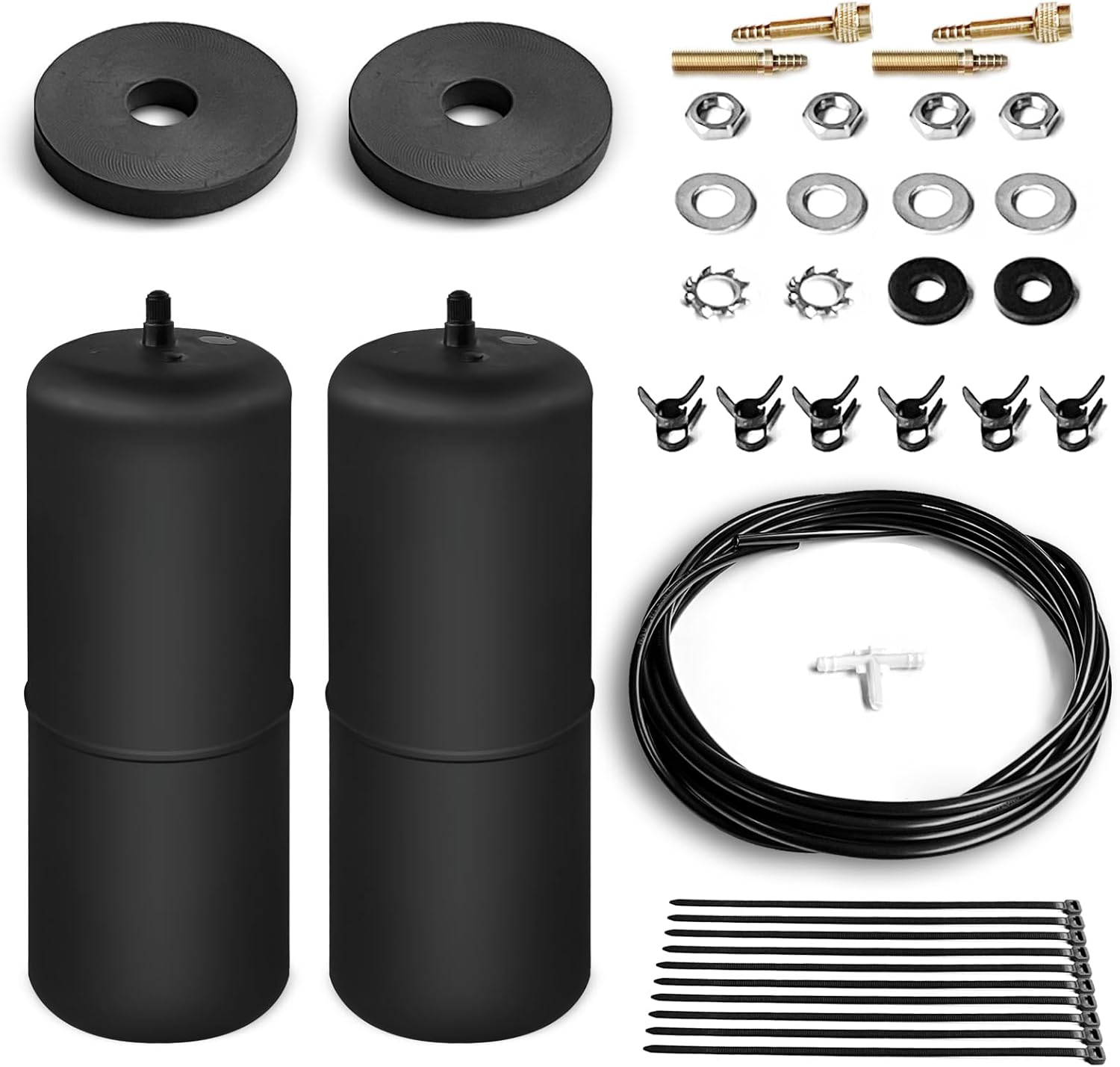 KEIYSHOLCK Kits de suspensión de bolsa de aire trasero de repuesto para Ram 15001500 Classic Pickups Heavy Duty Air Ride Helper Spring Bag de hasta