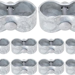 Abrazaderas para panel de perrera de 1-38 pulgadas, abrazaderas de panel de valla de eslabones de cadena, abrazaderas para perrera para tubería de Abrazaderas para panel de perrera de 1-38 pulgadas, abrazaderas de panel de valla de eslabones de cadena, abrazaderas para perrera para tubería de