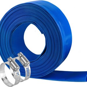 Eastrans Manguera de retrolavado de PVC azul de 1-14 x 100 pies para piscinas, manguera de descarga resistente, manguera de drenaje reforzada para Eastrans Manguera de retrolavado de PVC azul de 1-14 x 100 pies para piscinas, manguera de descarga resistente, manguera de drenaje reforzada para