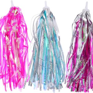 3 pares de scooters decorativos de cinta para niños y niñas, accesorios para niñas, borlas, serpentinas de bicicleta, borlas, borlas de plástico 3 pares de scooters decorativos de cinta para niños y niñas, accesorios para niñas, borlas, serpentinas de bicicleta, borlas, borlas de plástico