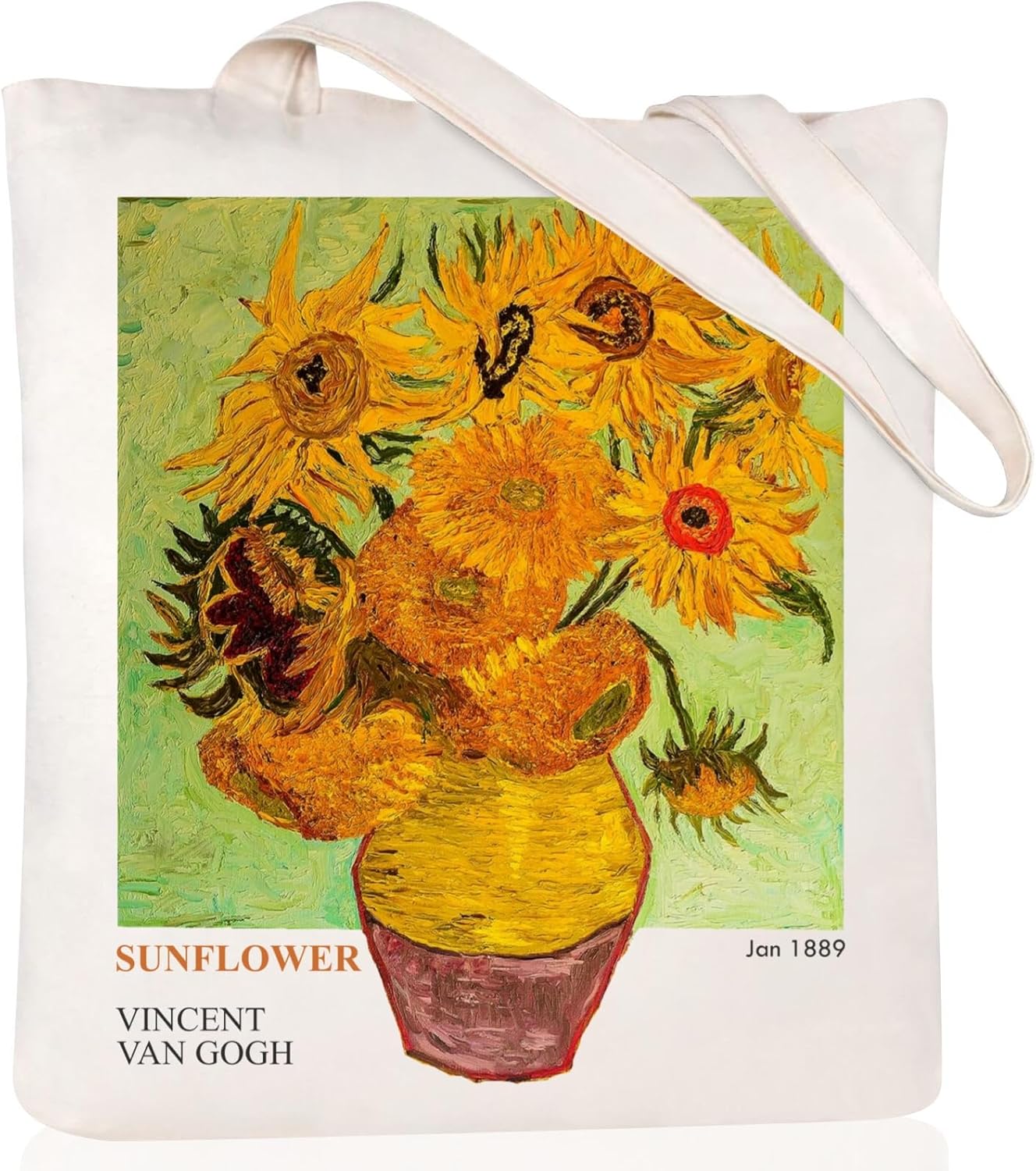 Andeiltech Bolsa de lona estética, bonita, vintage, bolsa de hombro con libro, regalos reutilizables, bolsas de comestibles para mujeres