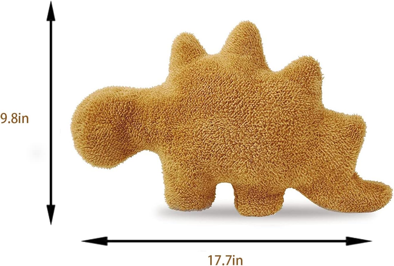 voiv Dino Nugget Pillow – Party Decorations and Birthday Decorations with Chicken Nugget Plush Toys, Creative Gifts for Boys and Girls (Stegosaurus)