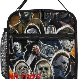 Bolsas térmicas ligeras a prueba de fugas Michael Halloween Myers bolsa de almuerzo gourmet bolsa de refrigerios para la familia loncheras Bolsas térmicas ligeras a prueba de fugas Michael Halloween Myers bolsa de almuerzo gourmet bolsa de refrigerios para la familia loncheras