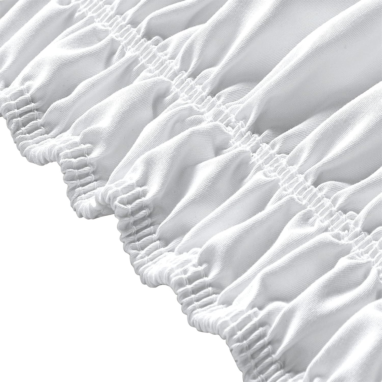 Falda de cama King, con volantes antipolvo para cama de tamaño King, fácil ajuste con caída a medida de 15 pulgadas, falda de cama elástica