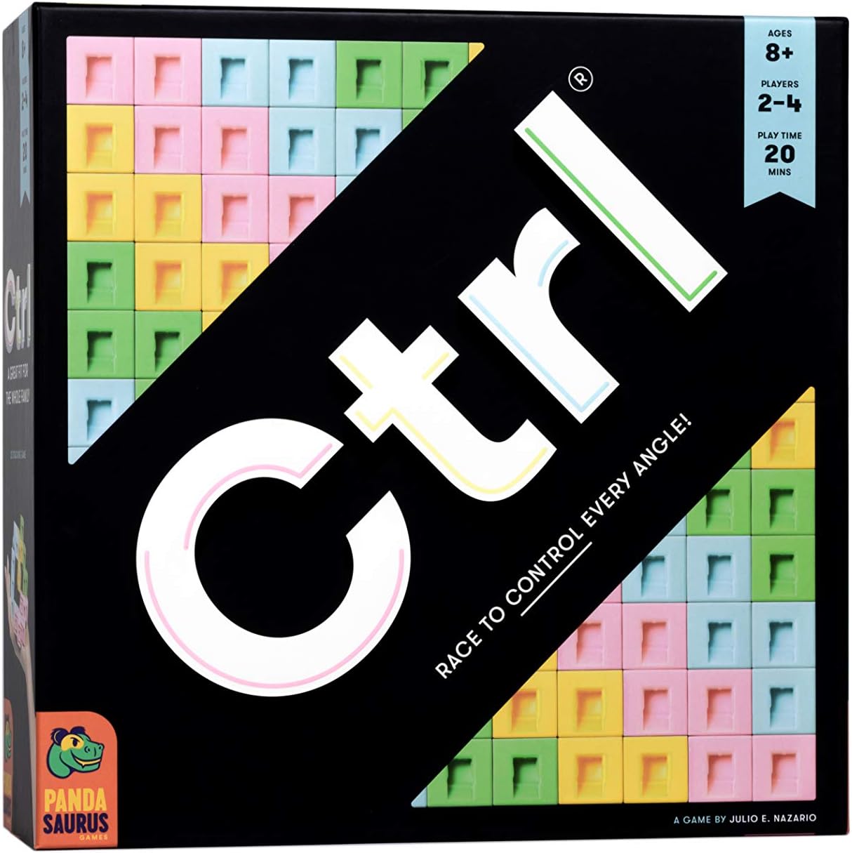 Pandasaurus Games CTRL, negro