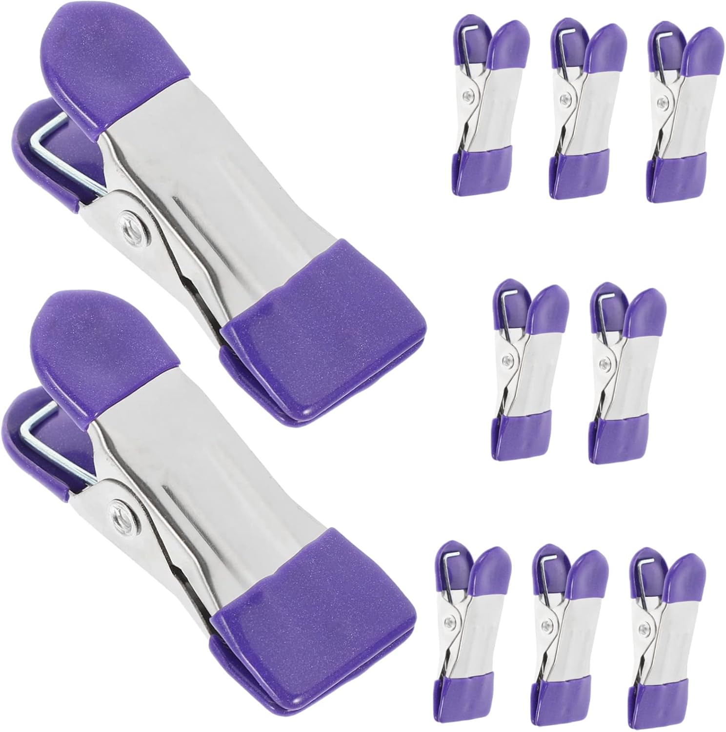 NOLITOY 30 pinzas para ropa, pinzas de piscina, pinzas para sillas de playa, clips para toallas, perchas de metal, pasadores de ropa para