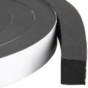 Cinta de espuma de alta densidad, cinta adhesiva negra de una cara para aire acondicionado, cinta de sellado para aire acondicionado, tiras CR tiras Cinta de espuma de alta densidad, cinta adhesiva negra de una cara para aire acondicionado, cinta de sellado para aire acondicionado, tiras CR tiras