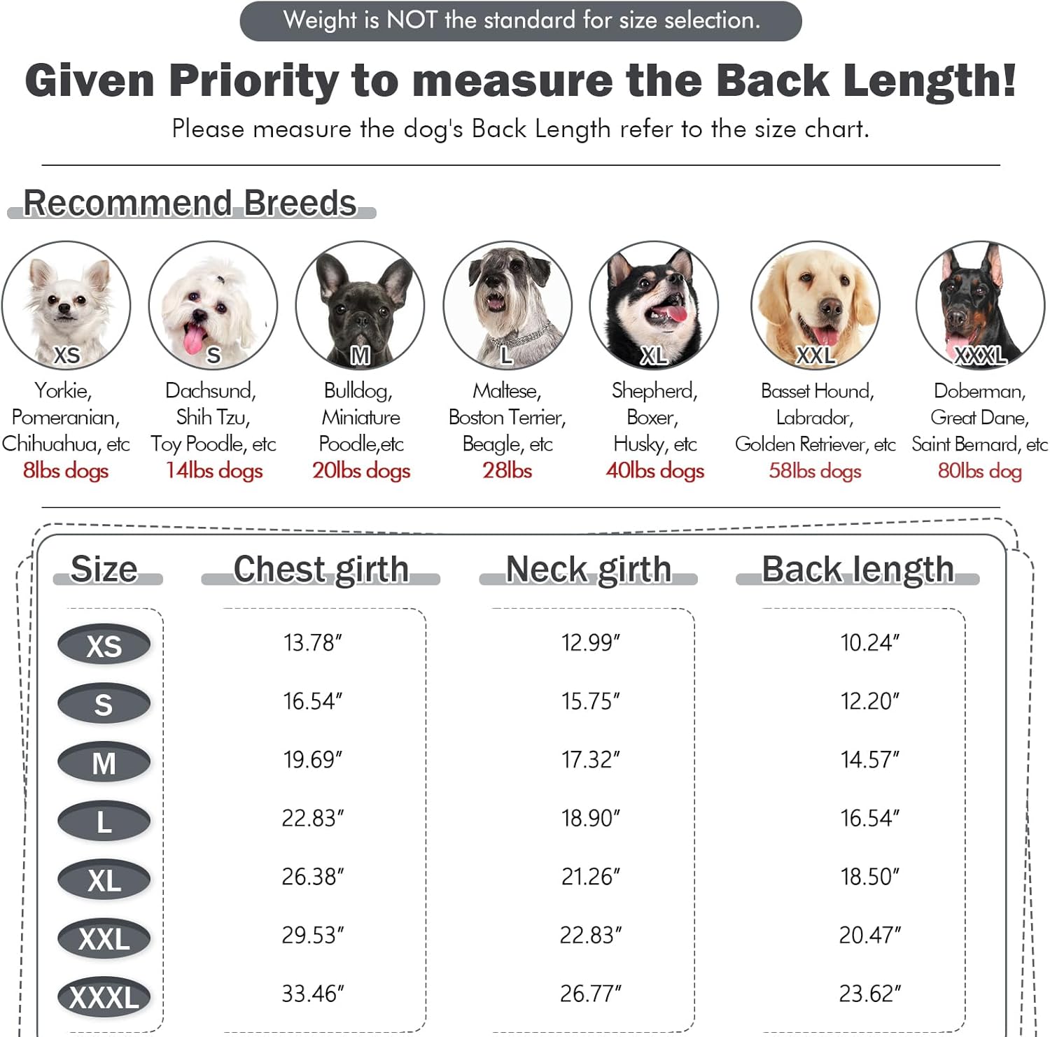 DENTRUN – Abrigo de forro polar para perros en invierno resistente al viento chaqueta reflectante para mascota chaleco para perro para razas de