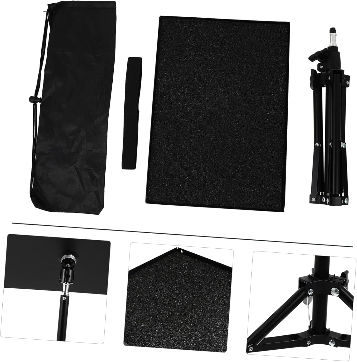 Mikinona Soporte para tableta 1pc Triángulo Estante Aleación de Aluminio Tablet Holder Proyector Holder