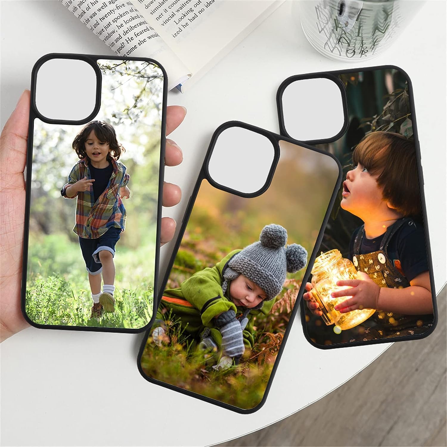Eouine 5 fundas de teléfono en blanco de sublimación para Apple iPhone 11 Pro Max de 6.5 pulgadas, fundas protectoras personalizadas para teléfono