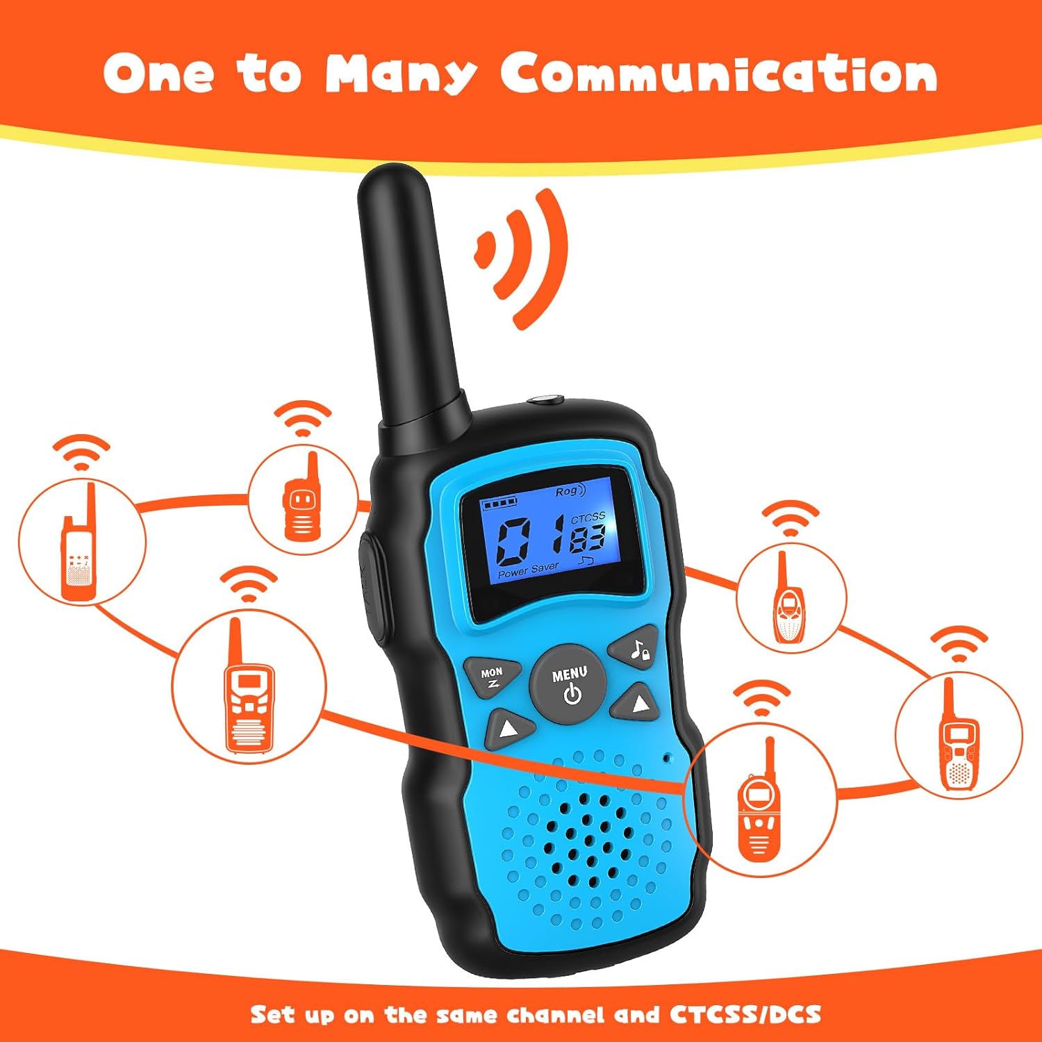 Wishouse Walkie Talkies recargables para niños y adultos de largo alcance, regalo de cumpleaños de Navidad para niños y niñas de 3, 4, 5, 6, 7, 8,
