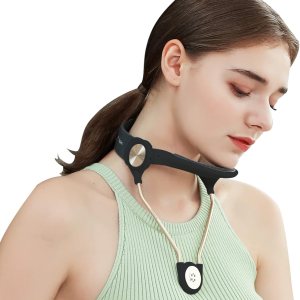 Soporte para el cuello, soporte ajustable para el cuello, estirador cervical, dispositivo de tracción cervical, corrección de presión de columna Soporte para el cuello, soporte ajustable para el cuello, estirador cervical, dispositivo de tracción cervical, corrección de presión de columna