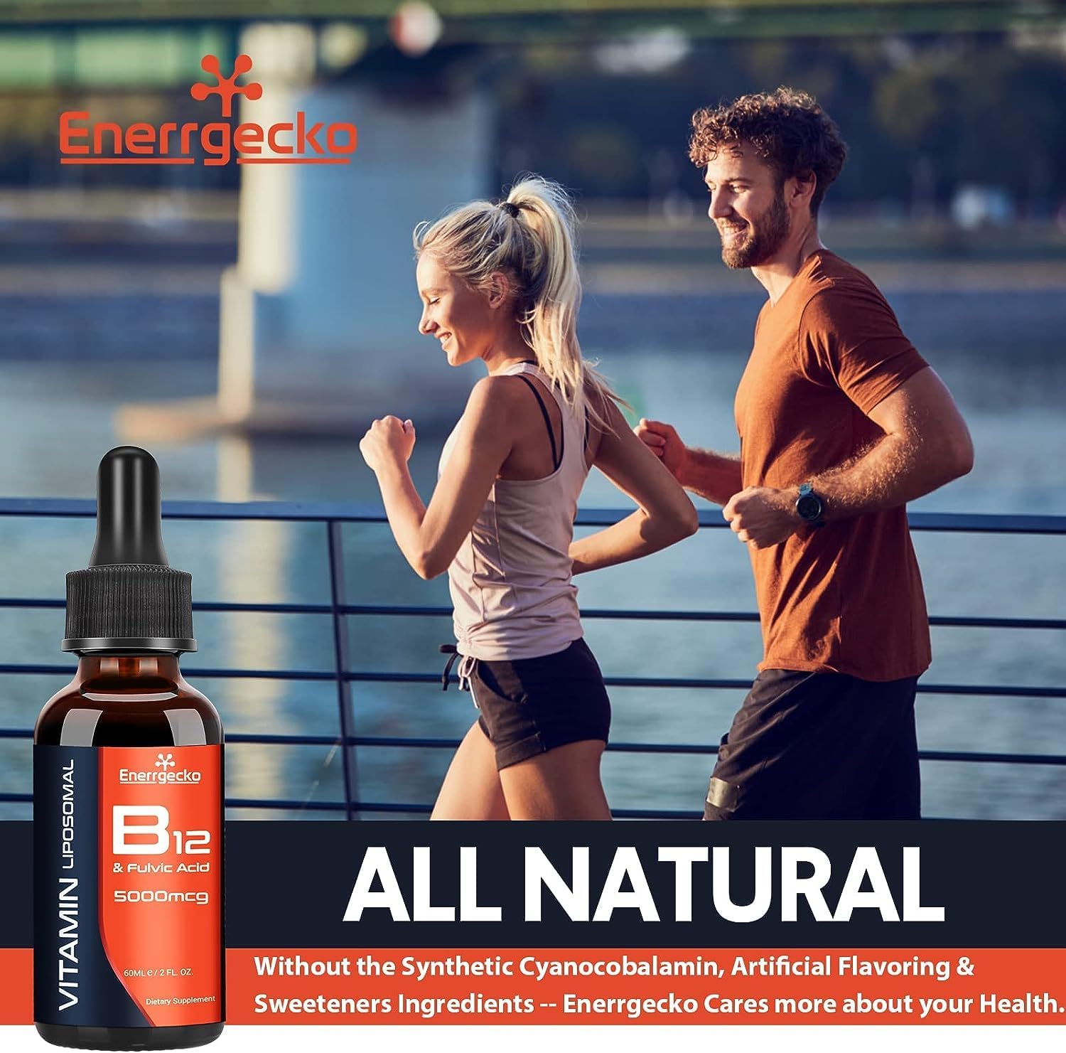 Vitamina B12 liposomal 5000mcg líquido sublingual maximiza la absorción, vegano B12 metilado con ácido fúlvico, metilcobalamina 3 en 1 para energía,