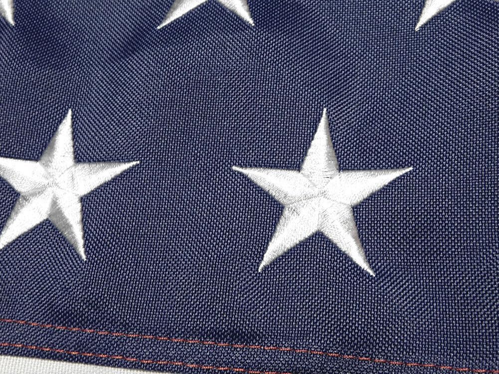 Bandera bordada de nailon 600D de 4 x 6 pulgadas de alta calidad de Estados Unidos 45 4’x6′