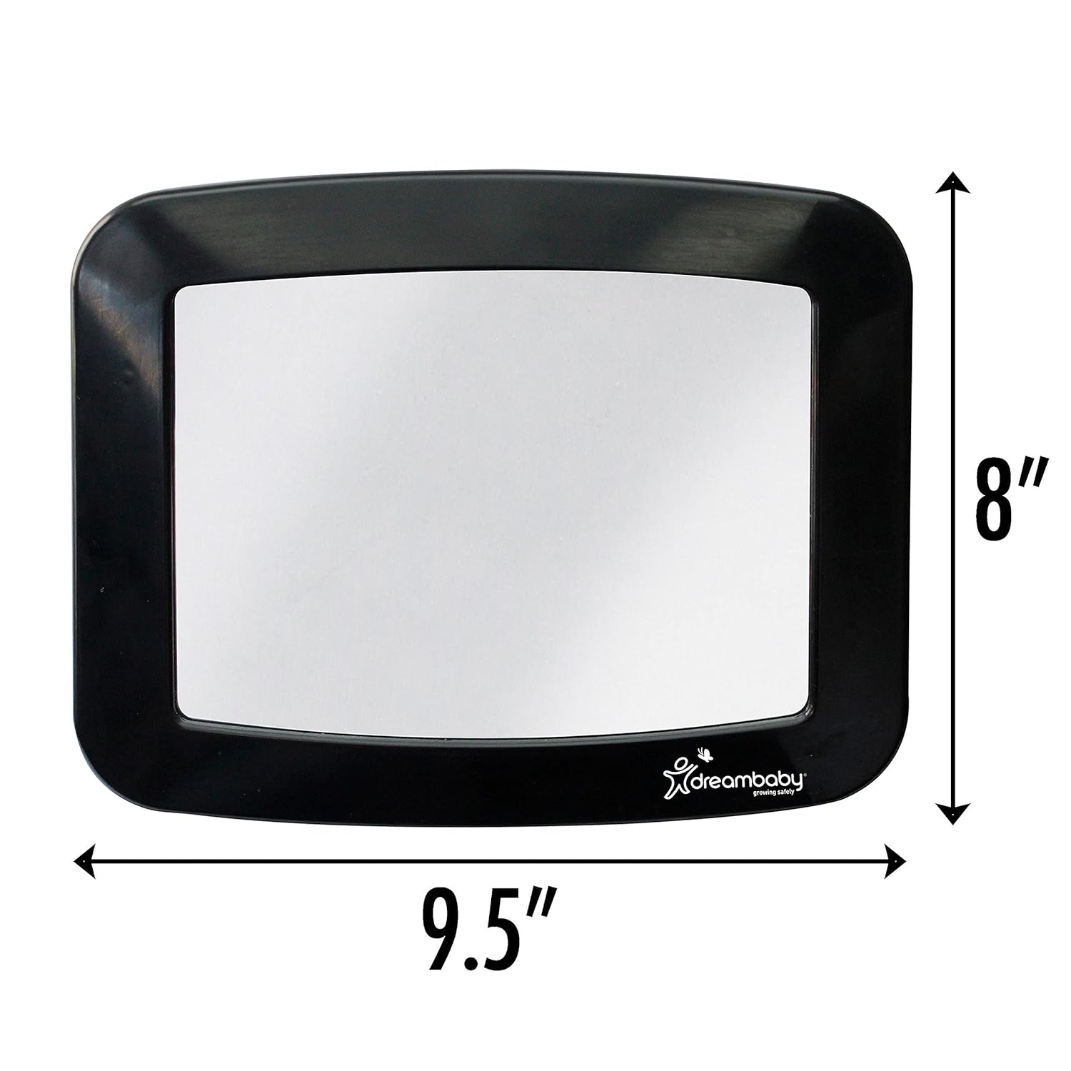 Dreambaby Espejo ajustable para asiento trasero Gran angular para asiento de coche orientado hacia atrás de bebé L263 (paquete de 1)