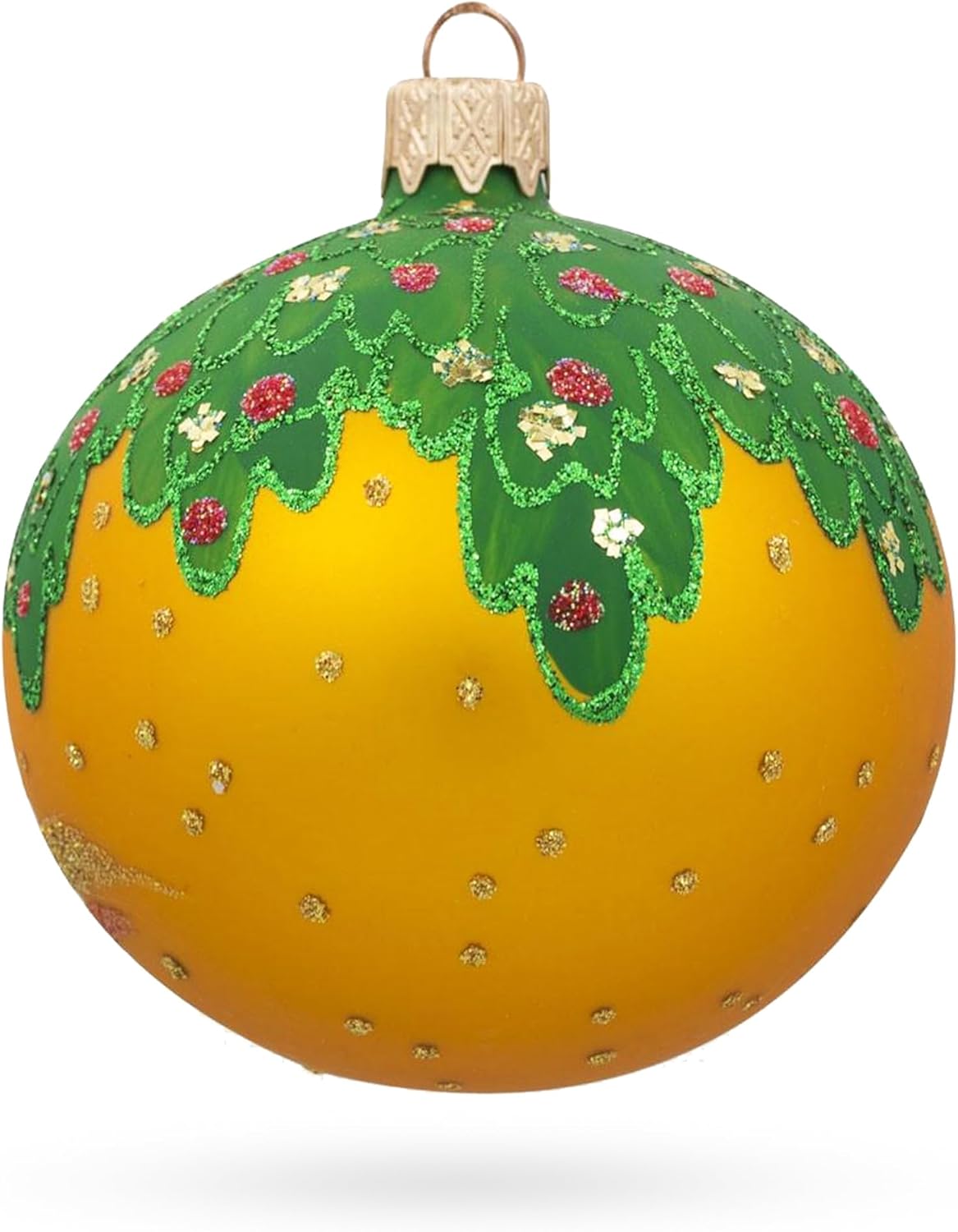 Caballo caprichoso con globos flotantes, bola de vidrio soplado, adorno de Navidad de 3.25 pulgadas