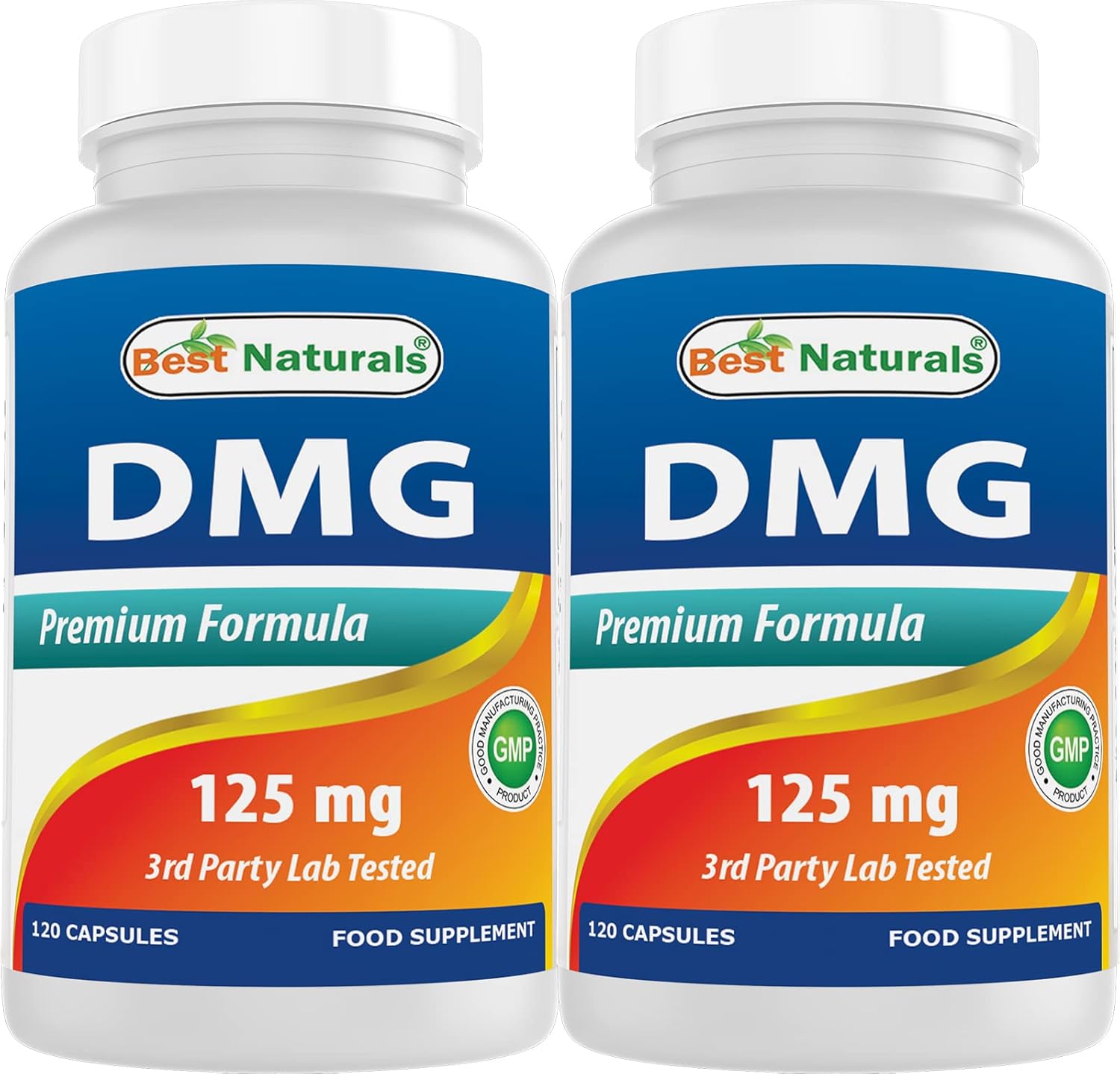 Best Naturals DMG 125 mg 120 cápsulas (120 unidades (paquete de 2))