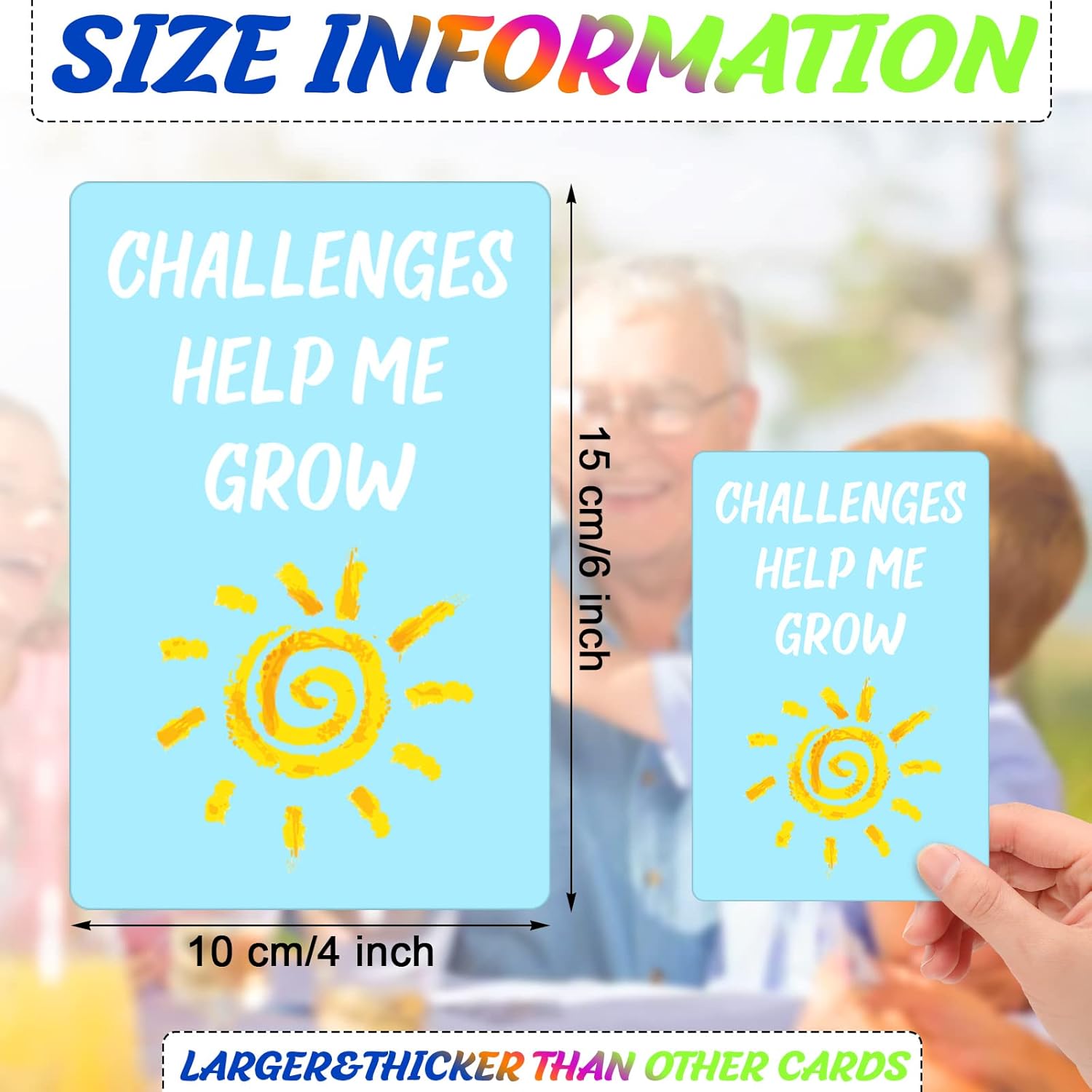 Juego de 50 tarjetas de afirmación positiva para niños pequeños, tarjetas de afirmación motivacional, tarjetas didácticas, afirmaciones diarias