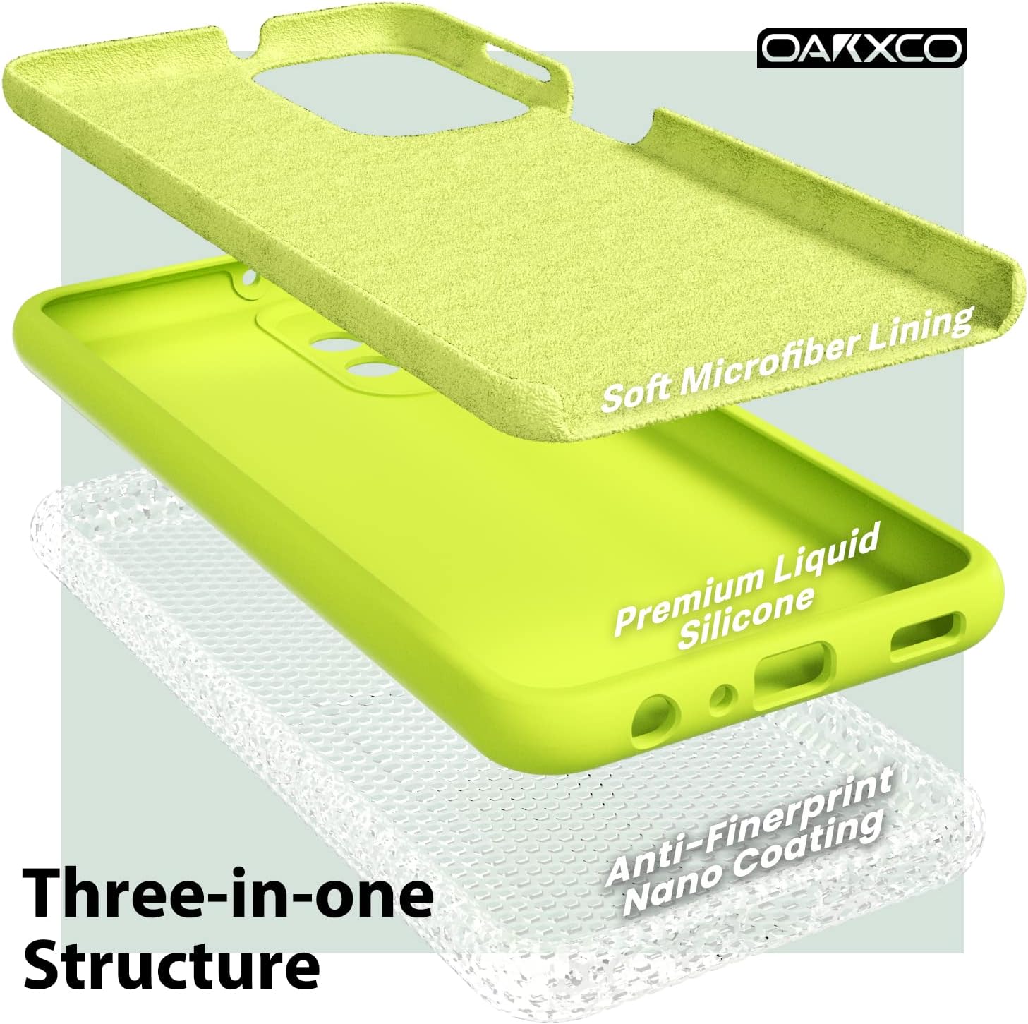 oakxco Funda de silicona líquida para Samsung Galaxy A23 5G, color sólido brillante fluorescente, bonita funda protectora delgada de goma suave TPU