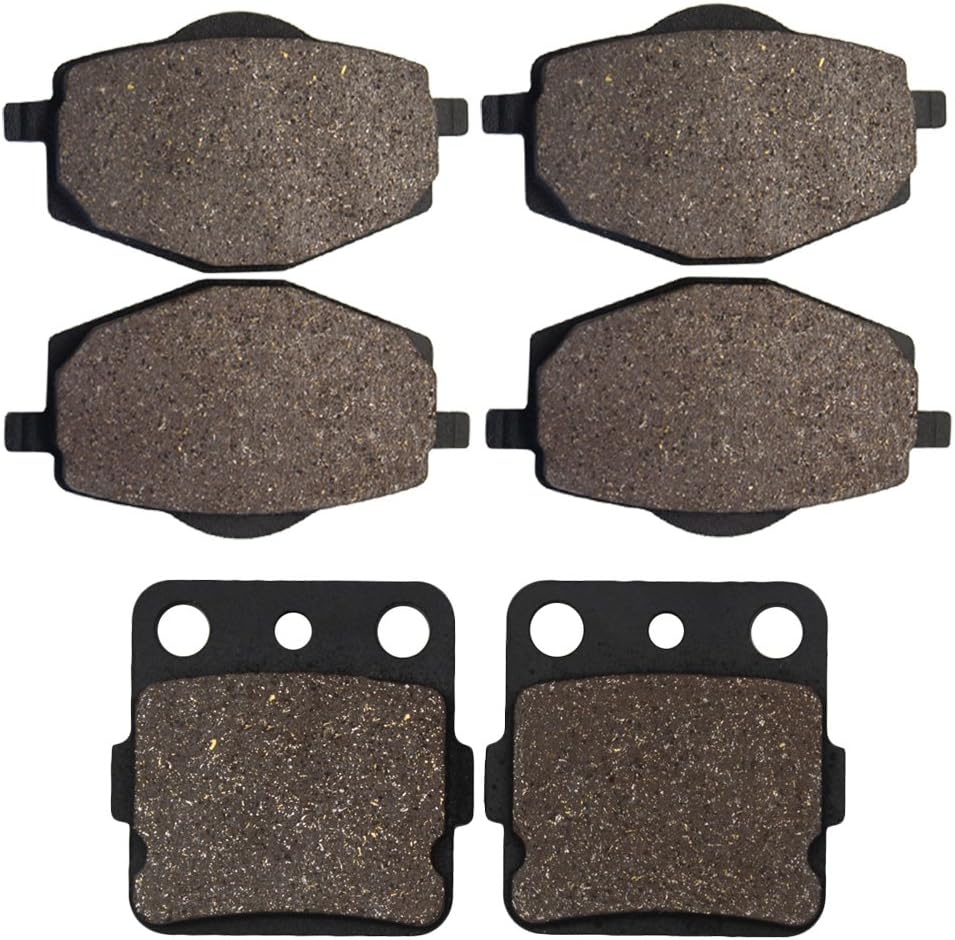 Cyleto Pastillas de freno delanteras y traseras para YAMAHA YFM350 YFM 350 Warrior 350 1987 1988  YFZ350 YFZ 350 Banshee 350 1987 1988 1989