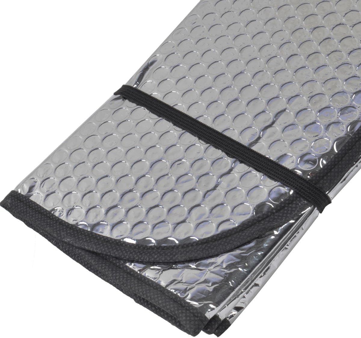 BDK Parasol para parabrisas delantero de una sola burbuja, parasol plegable de acordeón para automóvil, camión, SUV, bloquea los rayos UV, protector