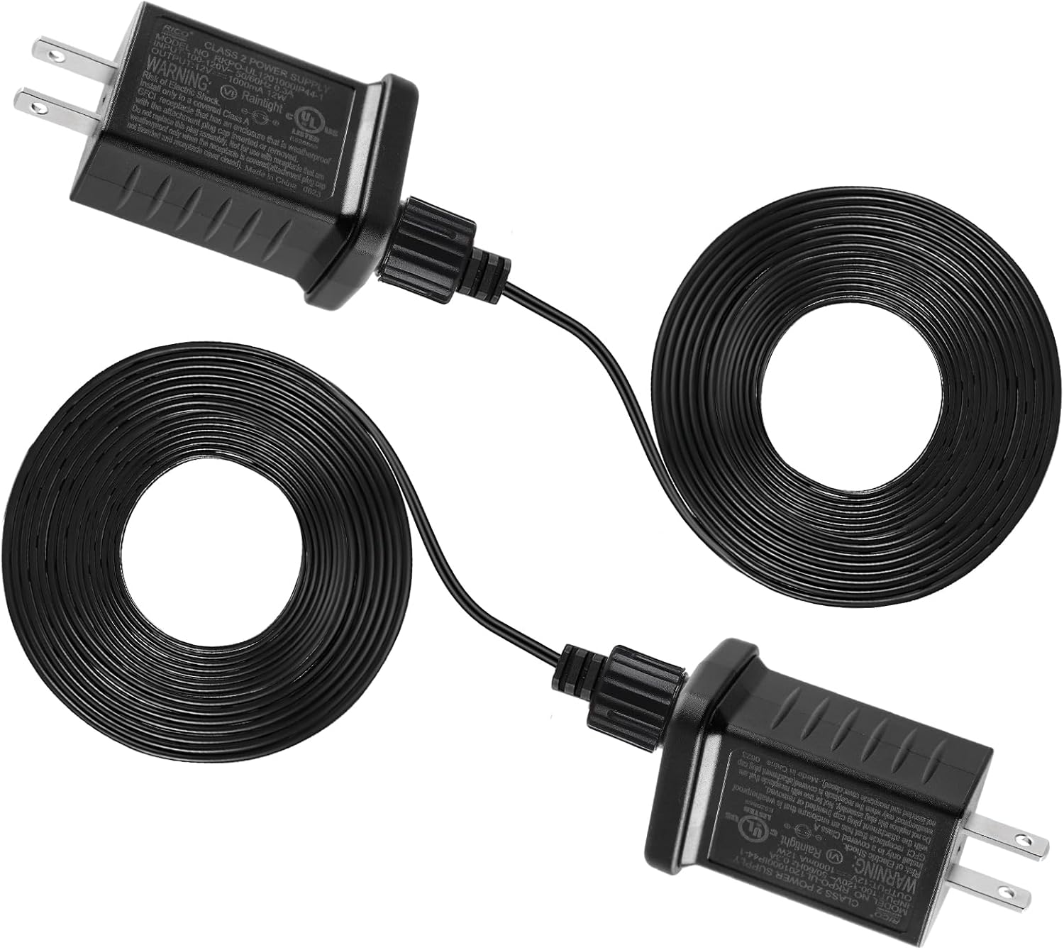 Adaptadores inflables de repuesto de 12 V y 1 A para Pascua, Día de San Patricio, adaptador de fuente de alimentación de clase 2 con cables de