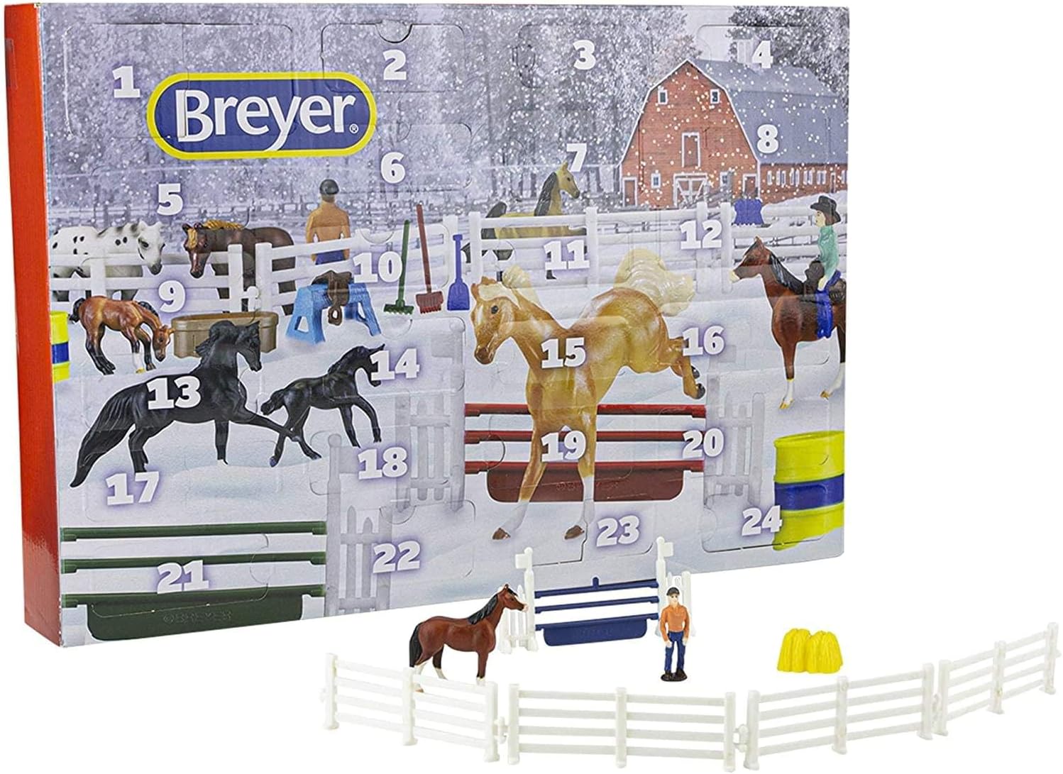 Colección festiva de caballos Breyer 2021  Calendario navideño de Adviento  Modelo #700700
