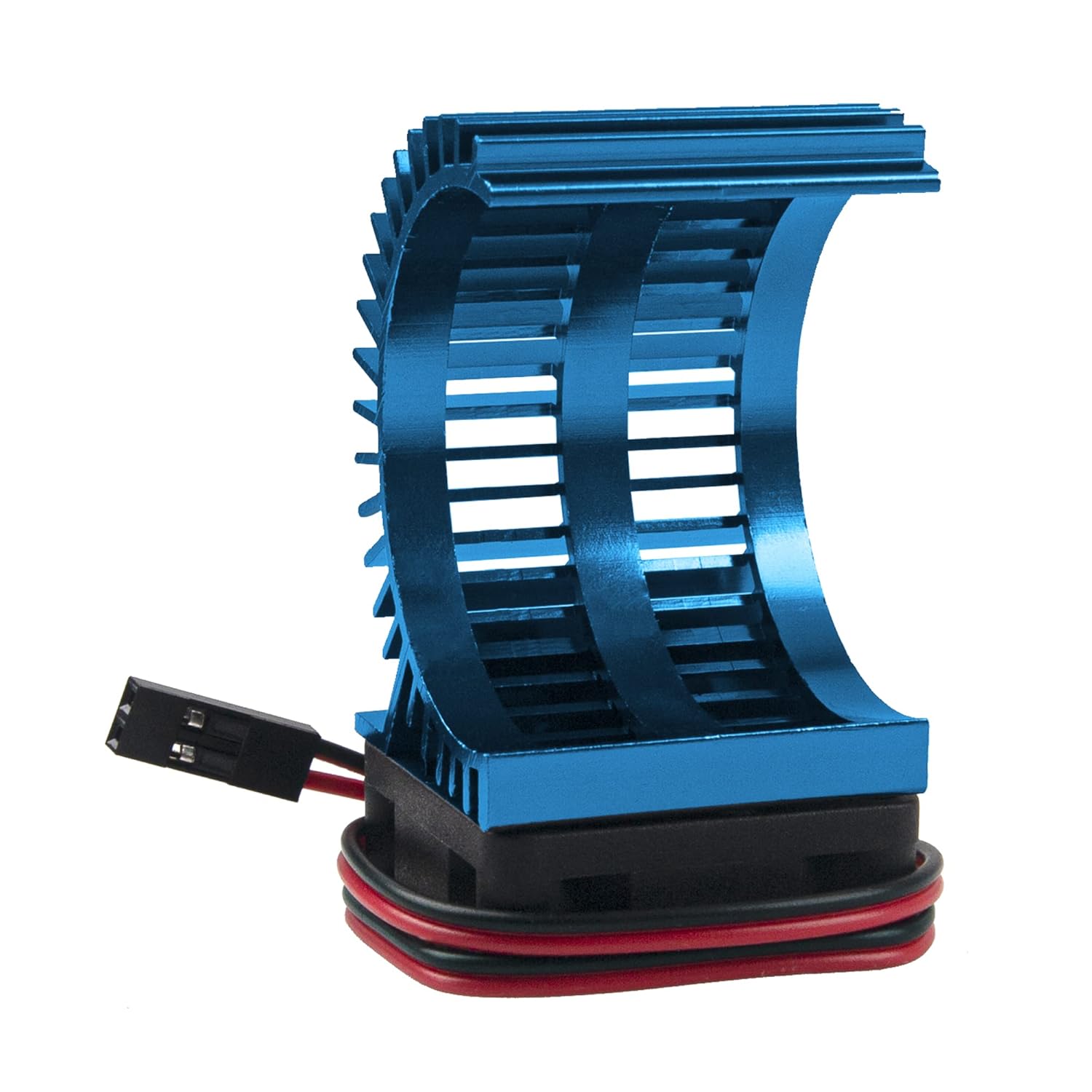 Vgoohobby Disipador de calor de motor RC 540 545 550 sin escobillas cepillado con ventilador de enfriamiento de 5-6 V compatible con Traxxas HSP HPI
