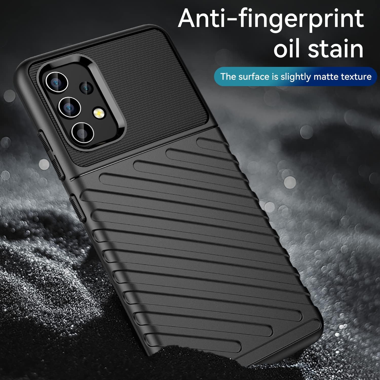 Funda de teléfono para Galaxy A32 5G, Samsung M32 5G SM-A326 con protector de pantalla, grado militar, a prueba de golpes, resistente a los