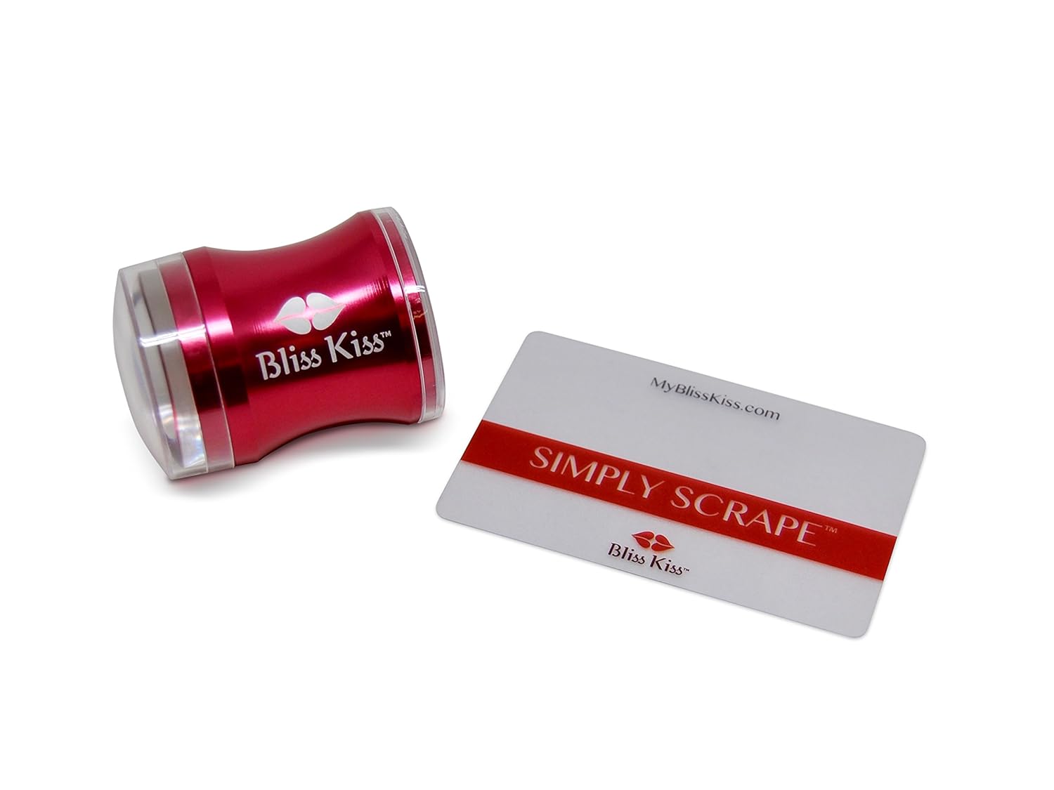 Bliss Kiss Stamp & Scrape – Set de estampadores de silicona para uñas