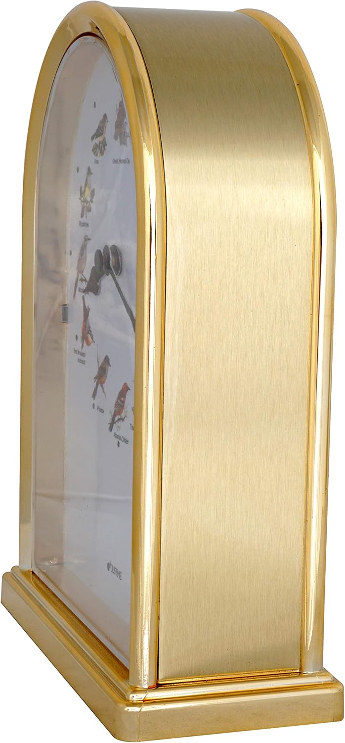 Búho de 7.5 pulgadas de alto colección encantadora reproduce 12 canciones populares de pájaro reloj de mesa Home Deco multicolor selección de regalo
