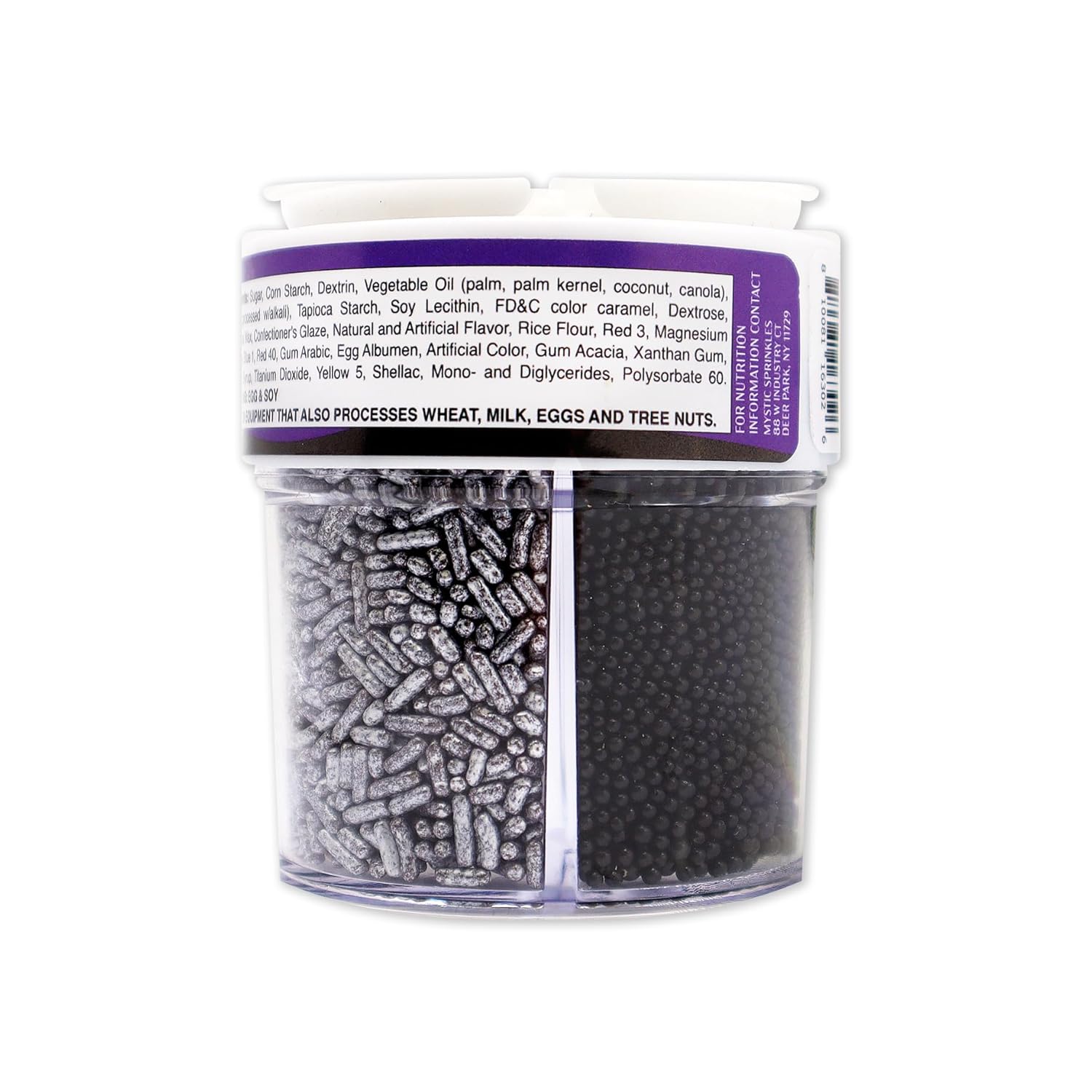 Mystic Sprinkles Surtido de 4 celdas de Halloween (Petite, Purple People Eater Sprinkle surtido)