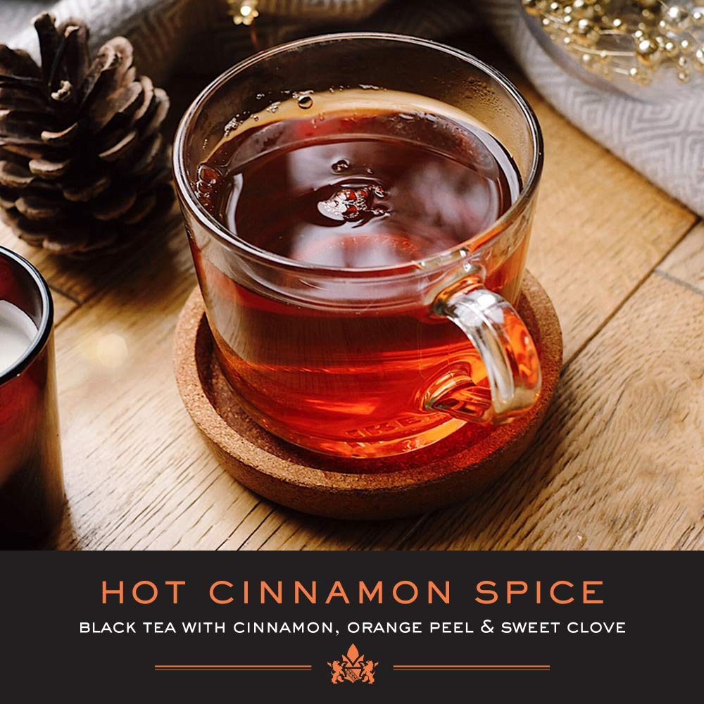 Harney and Sons – Cápsulas de té de especias de canela caliente, 24 unidades