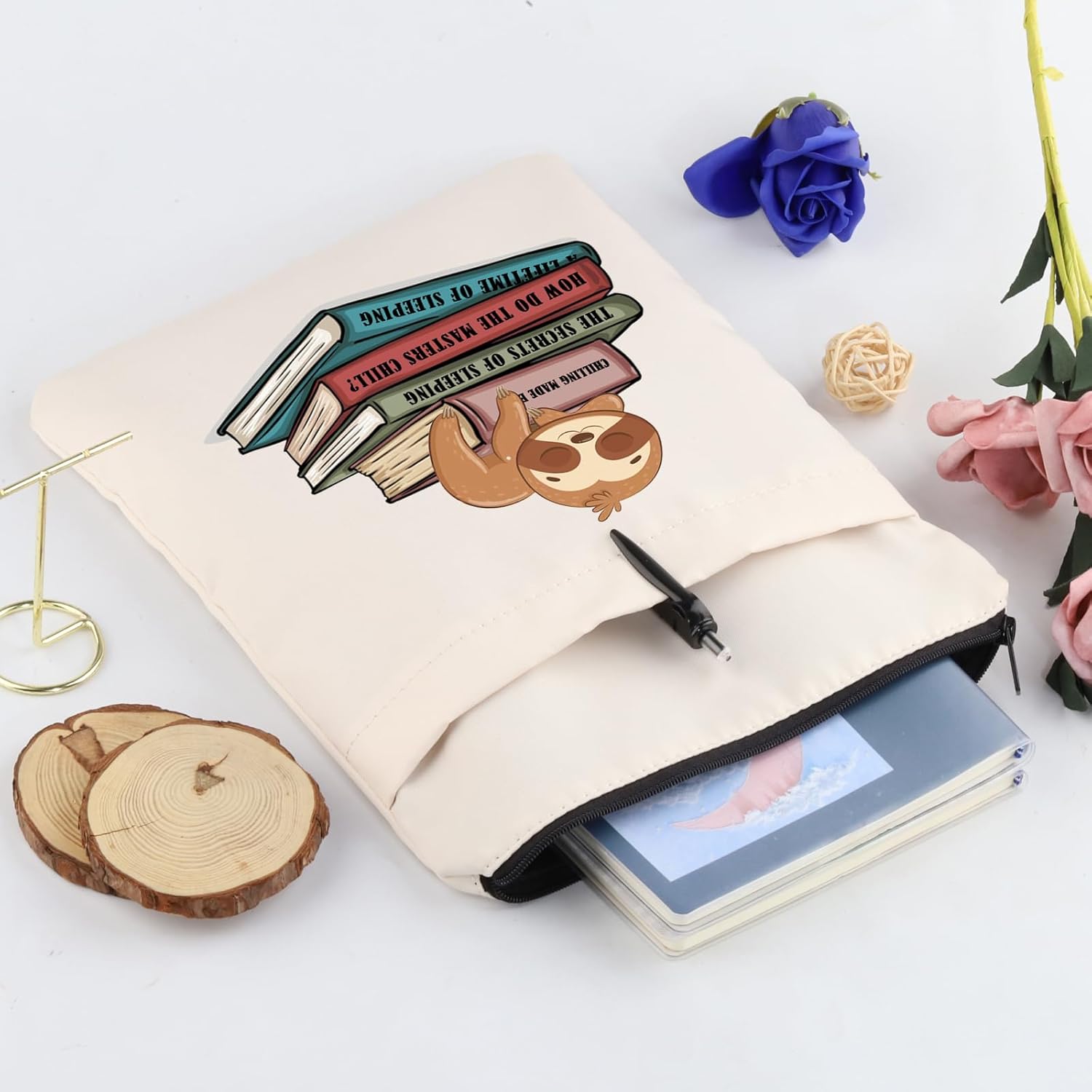Funda de libro para amantes de los perezosos, diseño de Ea The Secret is of Sleeping Reading Journal Gift (ALIFETIME of Sleeping)