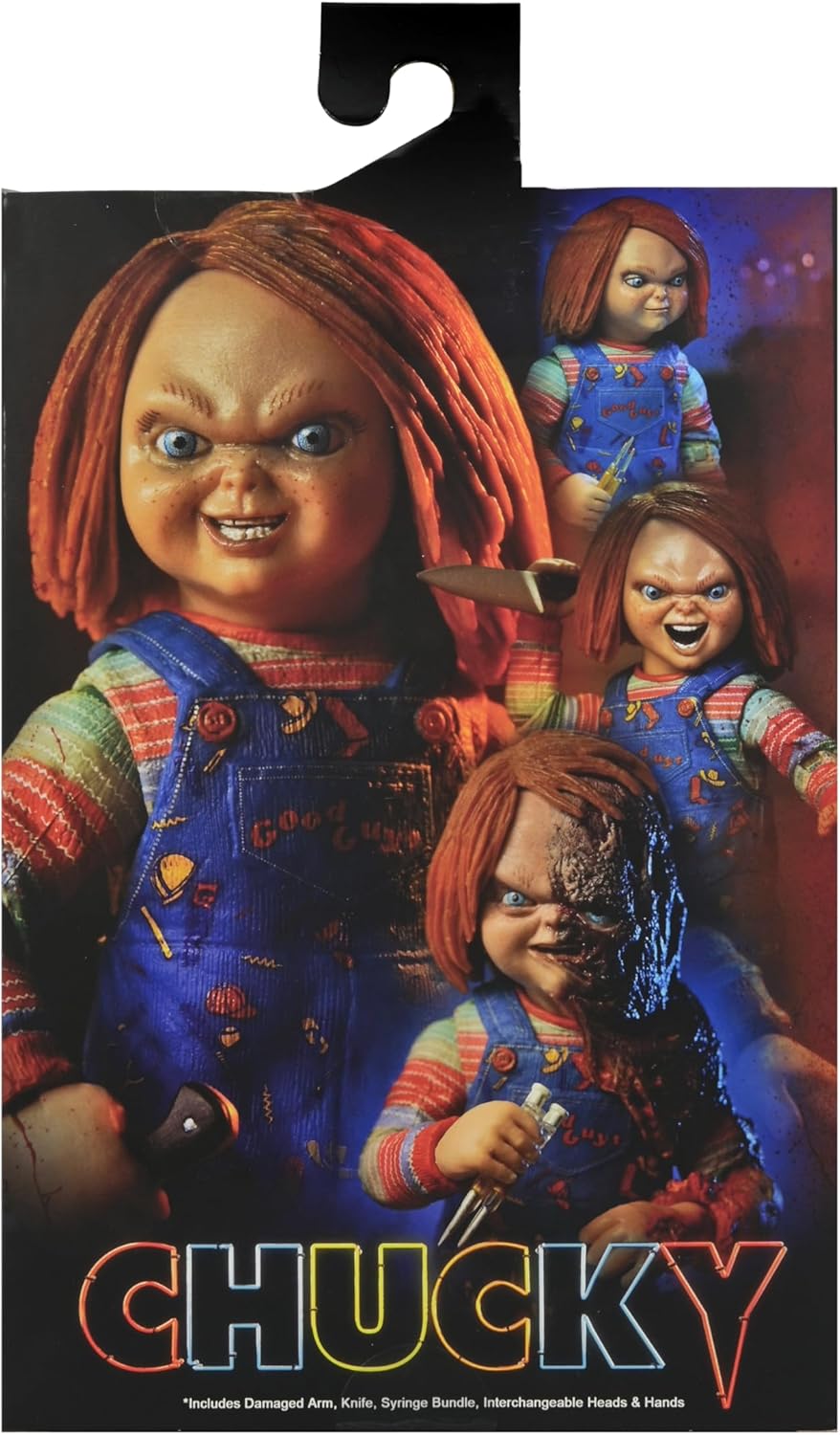 NECA – Figura de acción a escala de 7 pulgadas de Chucky (Serie de TV) Ultimate Chucky