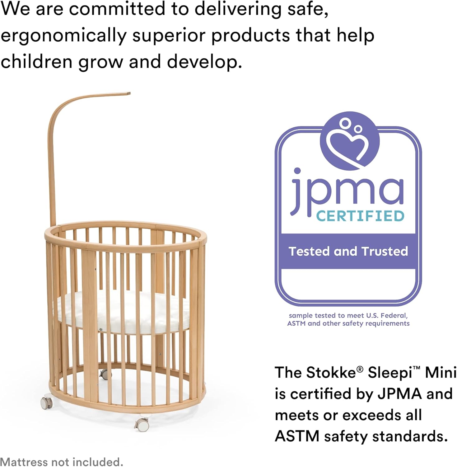 Stokke Sleepi – Sábana bajera ajustable pequeña de Pehr, rayas lejos guijarros, sábanas suaves para Stokke Sleepi Mini, disponible en patrones