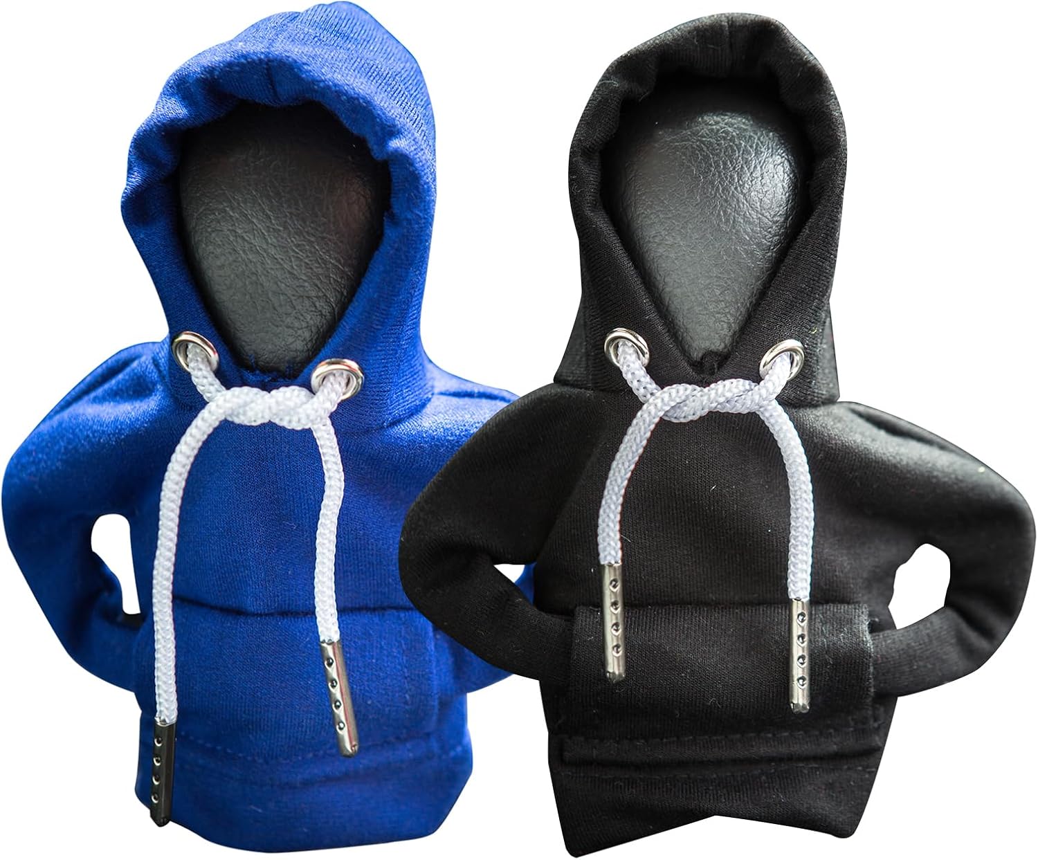 Sudadera con capucha para palanca de cambios de automóvil, 2 unidades, sudadera divertida con capucha para cambio de marchas, accesorios interiores