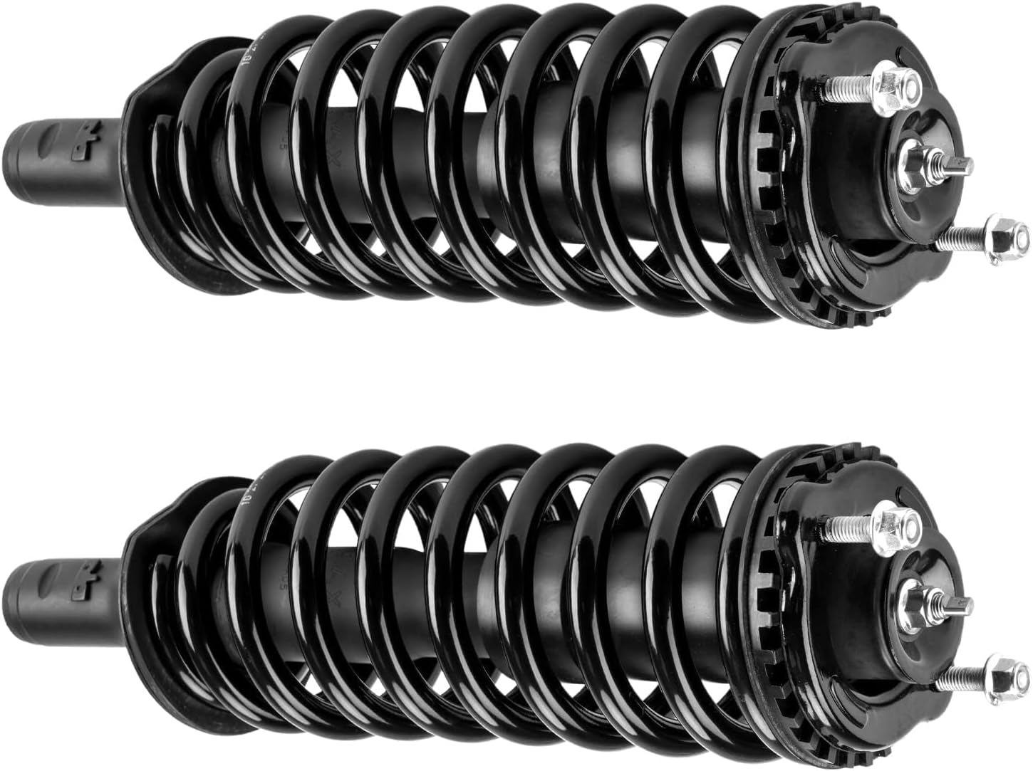 ZonCar Amortiguadores delanteros 171341, 2 unidades para 9-7x 2005-2009 4.2L, Trailblazer EXT 2002-2006 4.2L, Trailblazer 2002-2009 4.2L, Rainier