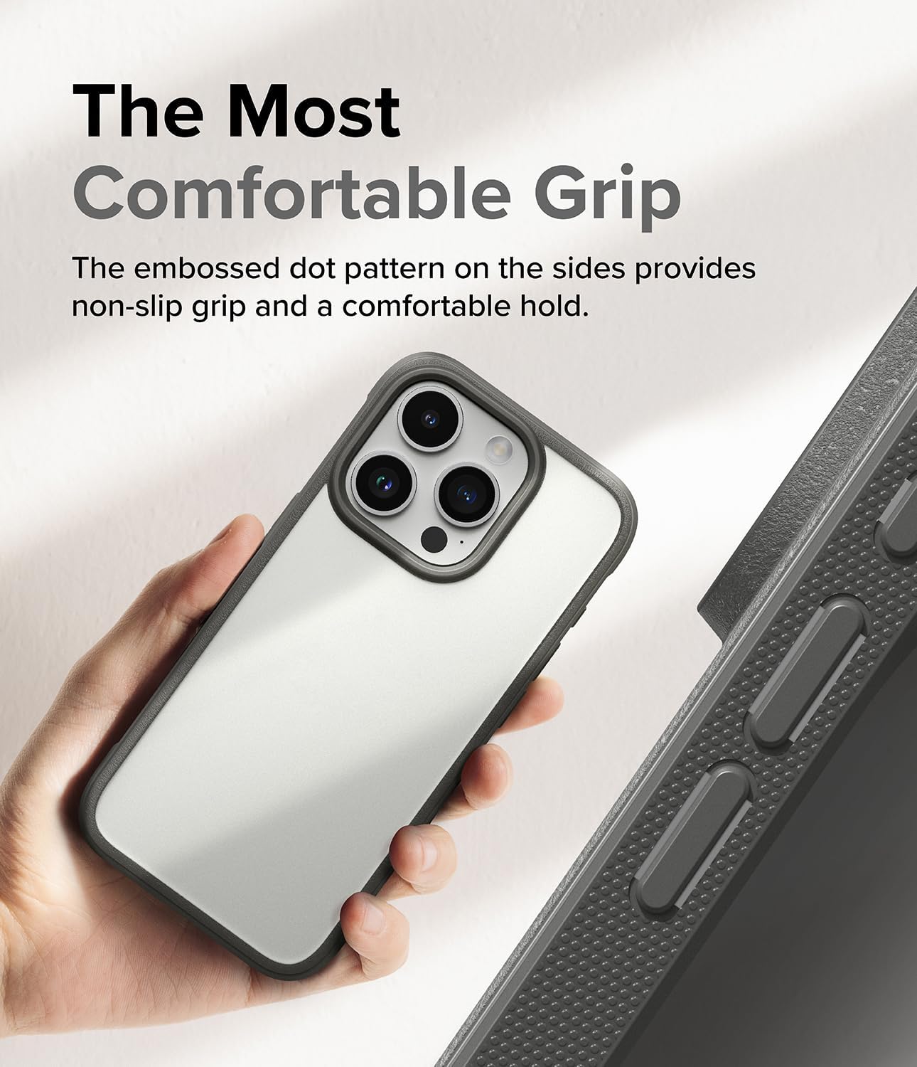 Ringke Fusion Bold No más decoloración Funda compatible con iPhone 15 Pro Max, tecnología antihuellas dactilares que evita manchas grasas,