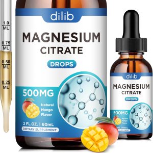 Suplemento líquido de citrato de magnesio de 500 mg, ayuda al alivio del estrés, hueso, músculo, estado de ánimo, sueño, 2 onzas líquidas, vegano, Suplemento líquido de citrato de magnesio de 500 mg, ayuda al alivio del estrés, hueso, músculo, estado de ánimo, sueño, 2 onzas líquidas, vegano,