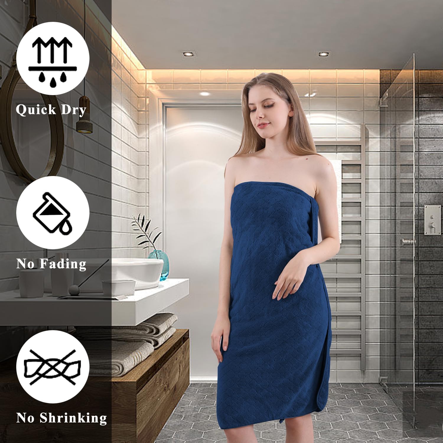 Juego de 8 toallas de baño extra grandes, 2 toallas de baño grandes de gran tamaño, 2 toallas de mano, 4 toallas pequeñas, microfibra suave y de