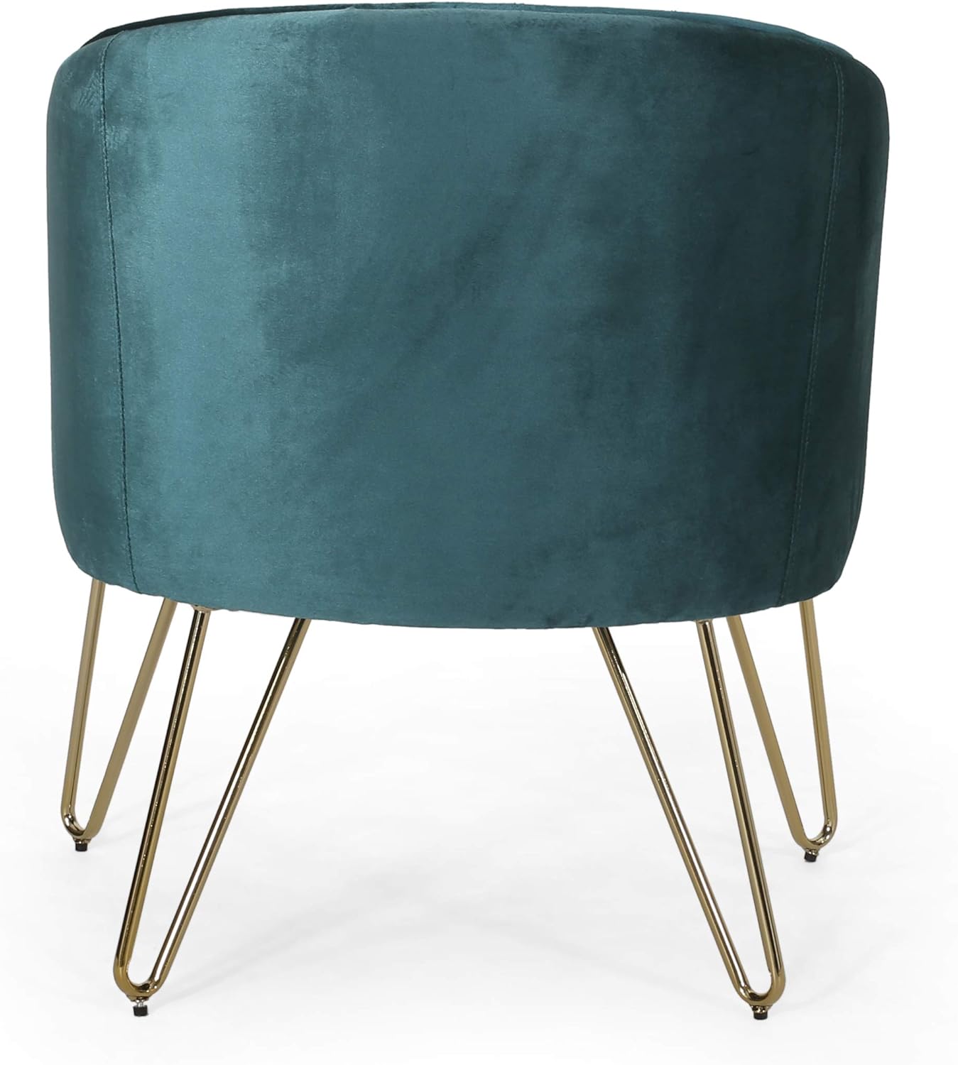 Christopher Knight Home Grelton – Silla Club, color verde azulado + dorado