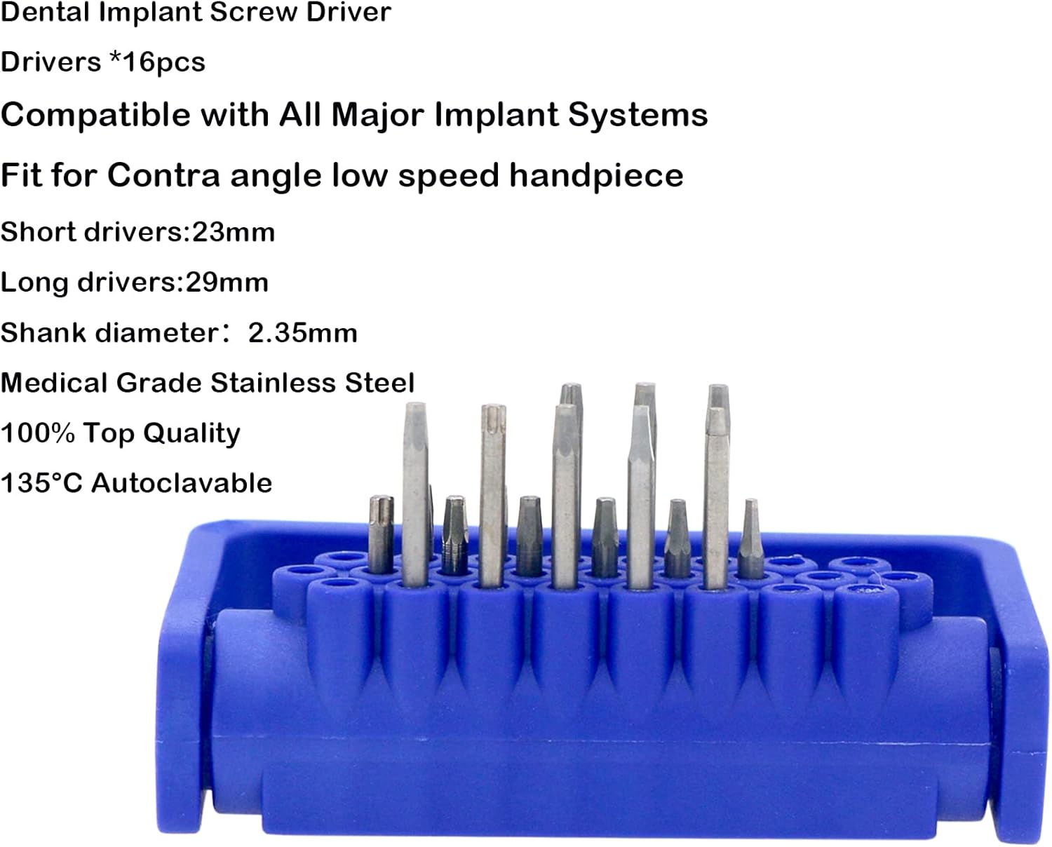 Destornillador de tornillo hexagonal universal de implante SD-TORQUE